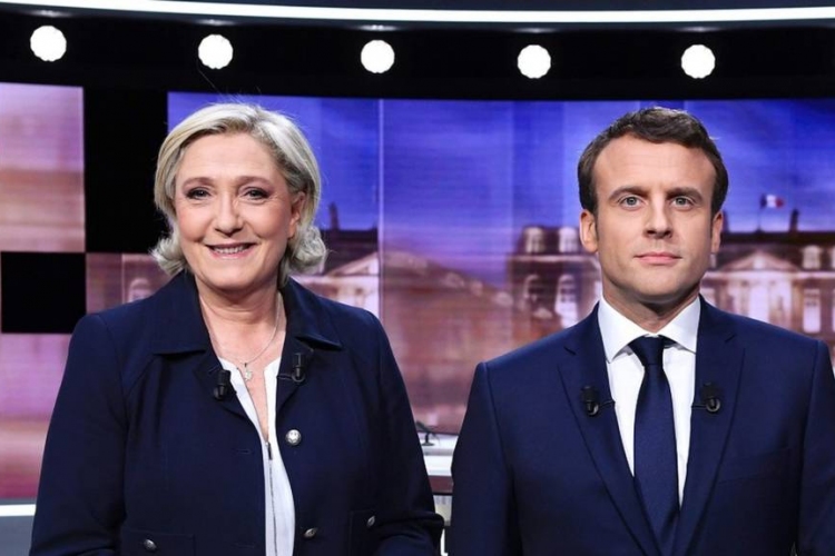 Francia elnökválasztás - A tévénézők kétharmada szerint Emmanuel Macron volt a meggyőzőbb a vitában