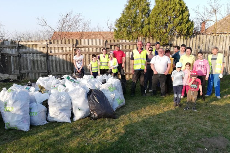 Önkéntes szemétszedés Bágyogszováton