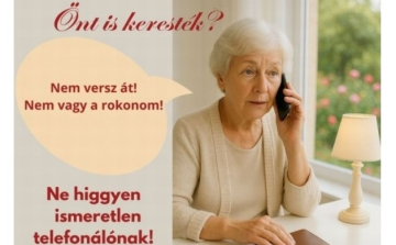 Újra telefonálnak az unokázós csalók