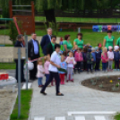 Kresz-Park átadása Szanyban a Kerekerdő Körzeti Óvodában