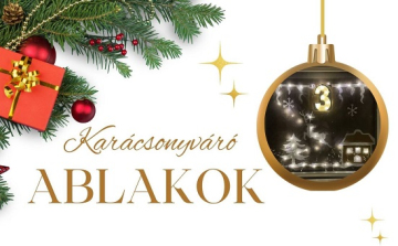 Karácsonyváró ablakok Rábaszentandráson