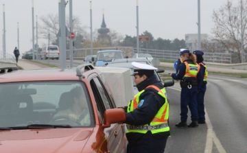 Ittas vezetők kiszűrésére tartottak fokozott ellenőrzést