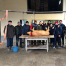 Sertést vágtak a Szany SE. labdarúgói.