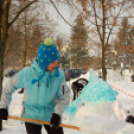 Hószobor építés Petőházán