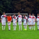 Sporttörténeti bajnoki labdarúgó mérkőzés Szanyban