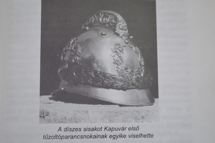 Sopron vármegyében Sopron után elsőként Kapuváron alapítottak tűzoltó egyletet